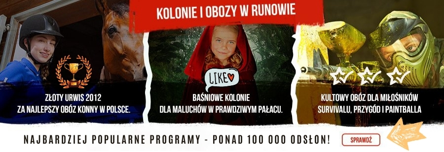 Kolonie i Obozy w Runowie na Lato 2025
