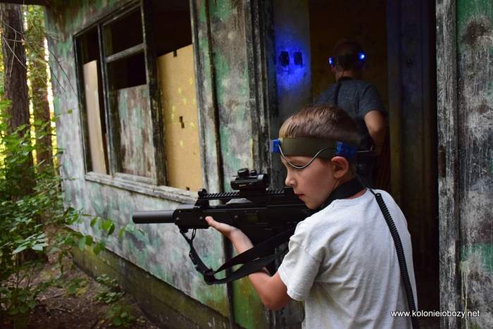 Obóz paintballowy w Borach Tucholskich