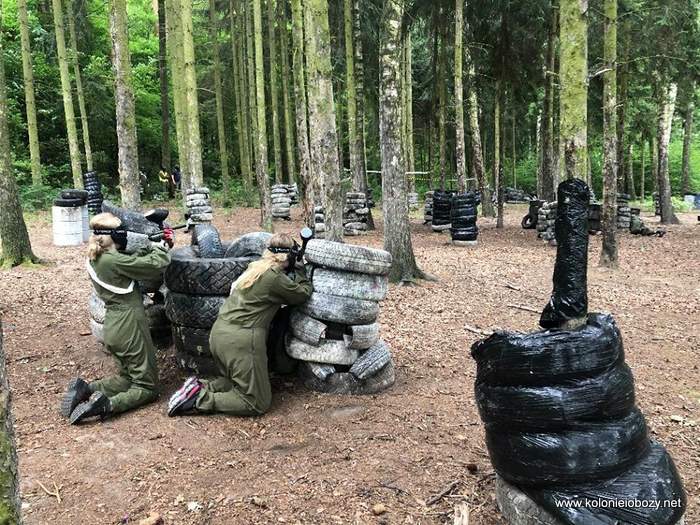Obóz paintballowy w Borach Tucholskich - Zamrzenica